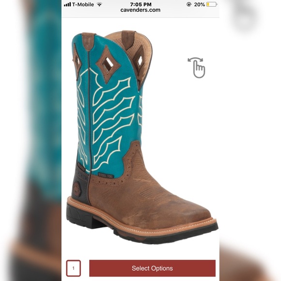 justin wyoming work boots